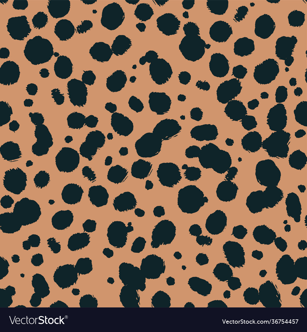 Cheetah skin seamless pattern trendy wild