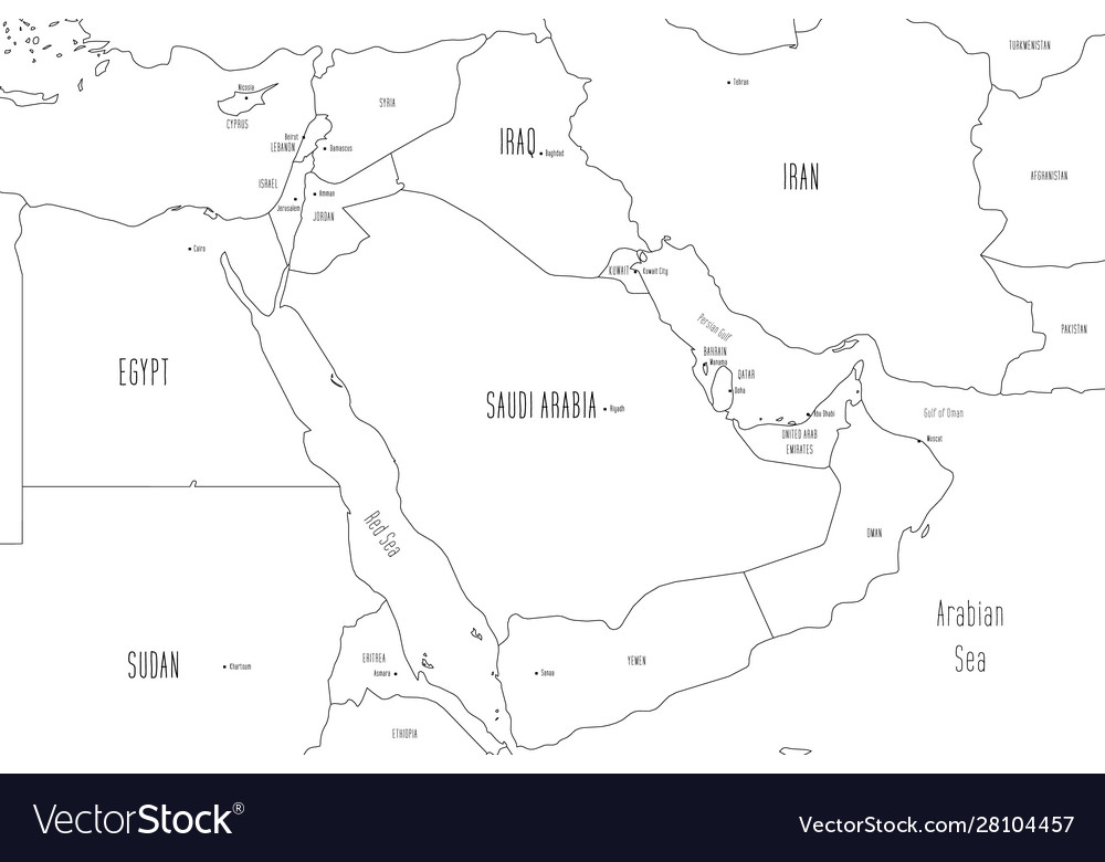 Old Arabian Map