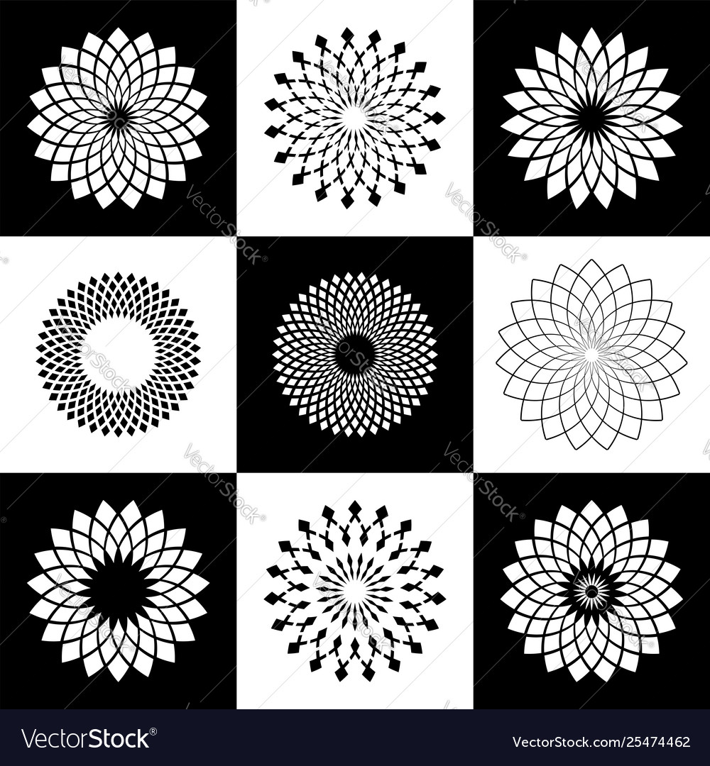 Design elements set vector image Design elements set