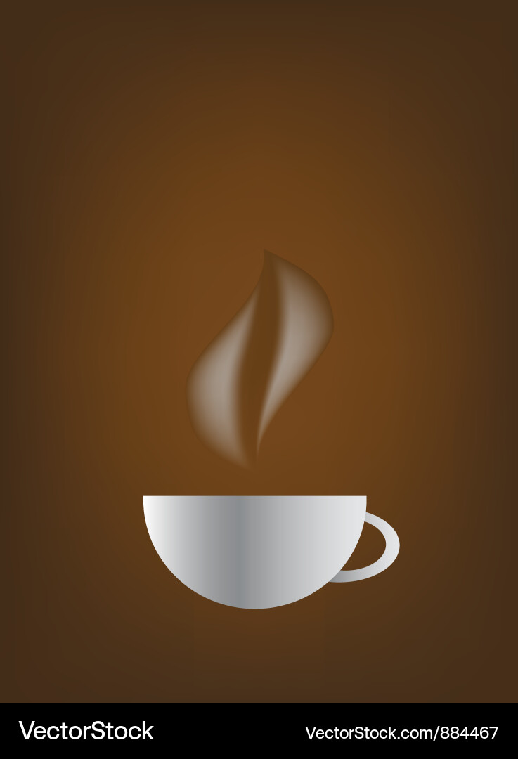 Coffee background Royalty Free Vector Image - VectorStock