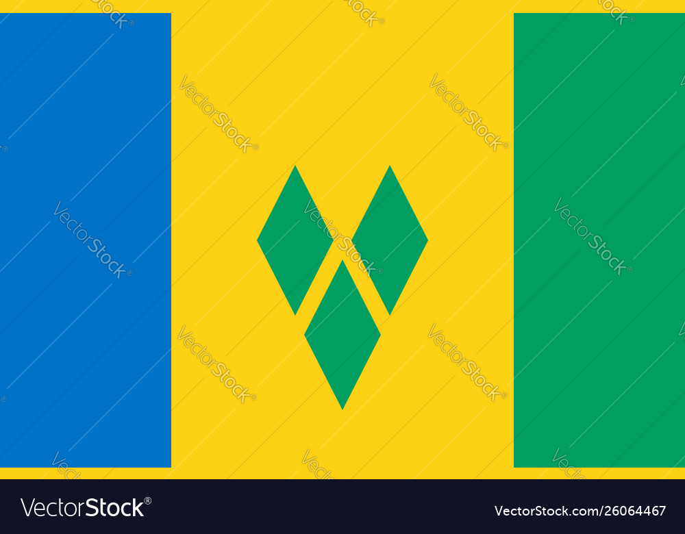 Flagge Heilige Vincent und Grenadines