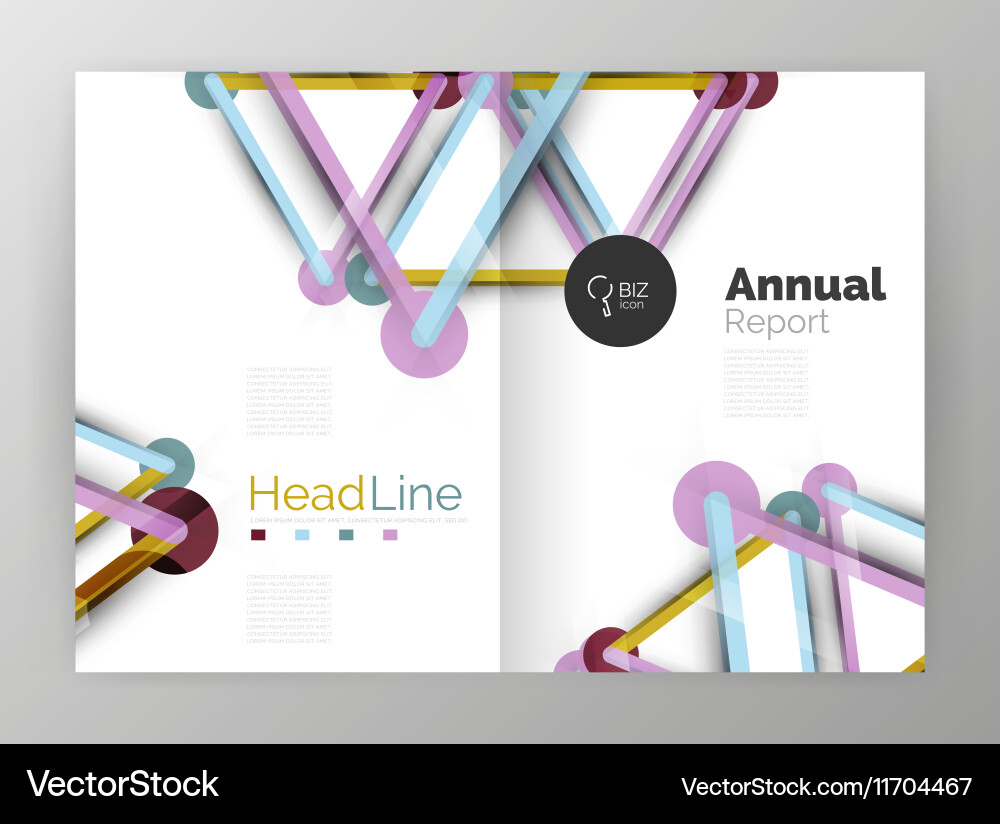 Geometric molecule abstract background Royalty Free Vector