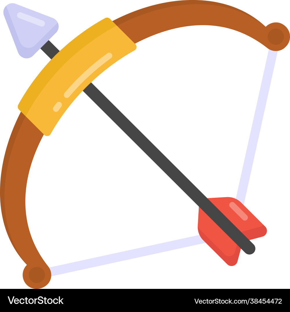 Bow arrow Royalty Free Vector Image - VectorStock