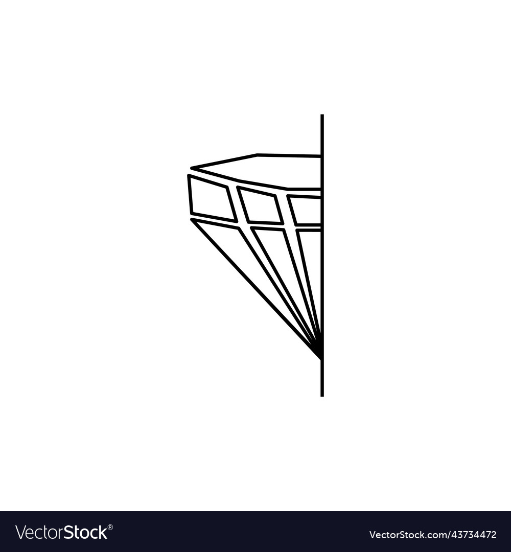 Diamant-Icon Logo Design