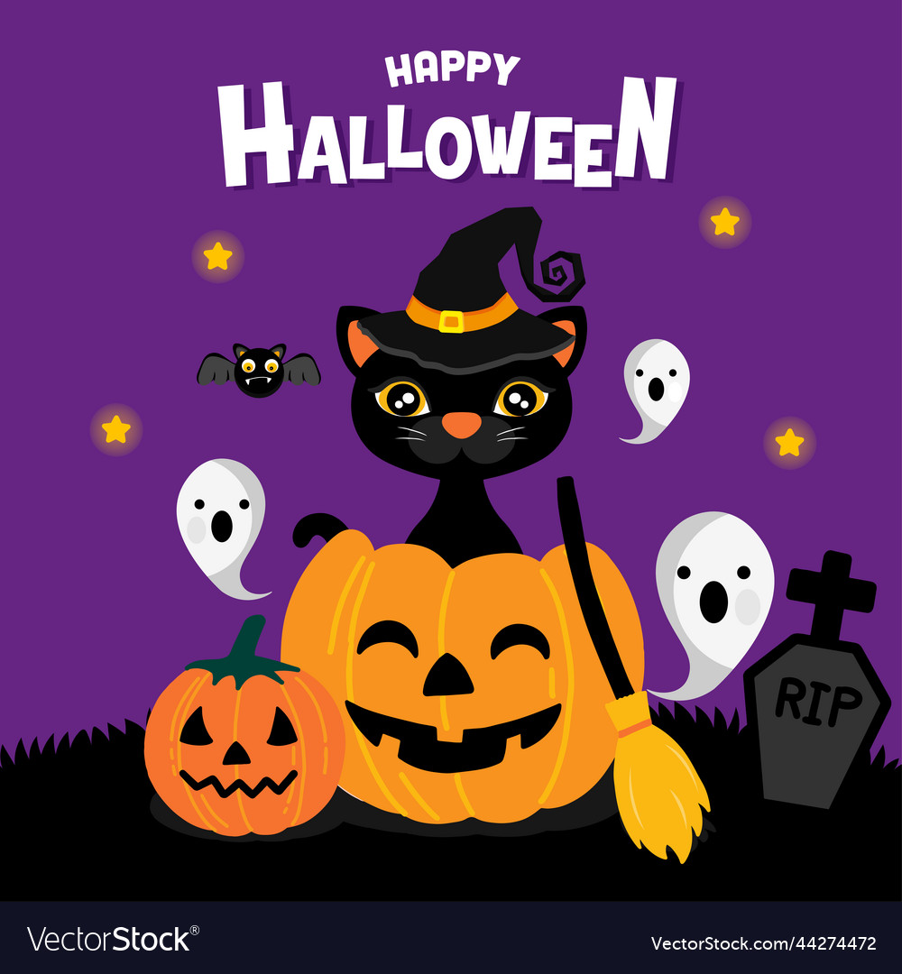 Halloween greeting card