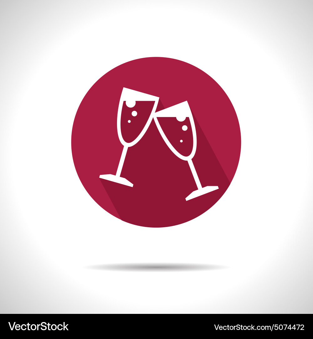 Stemware icon eps10 Royalty Free Vector Image - VectorStock