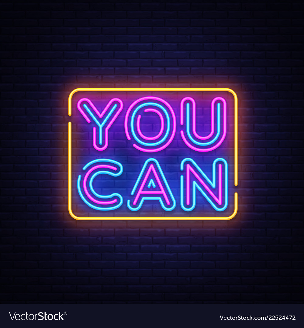 You can neon sign do it design