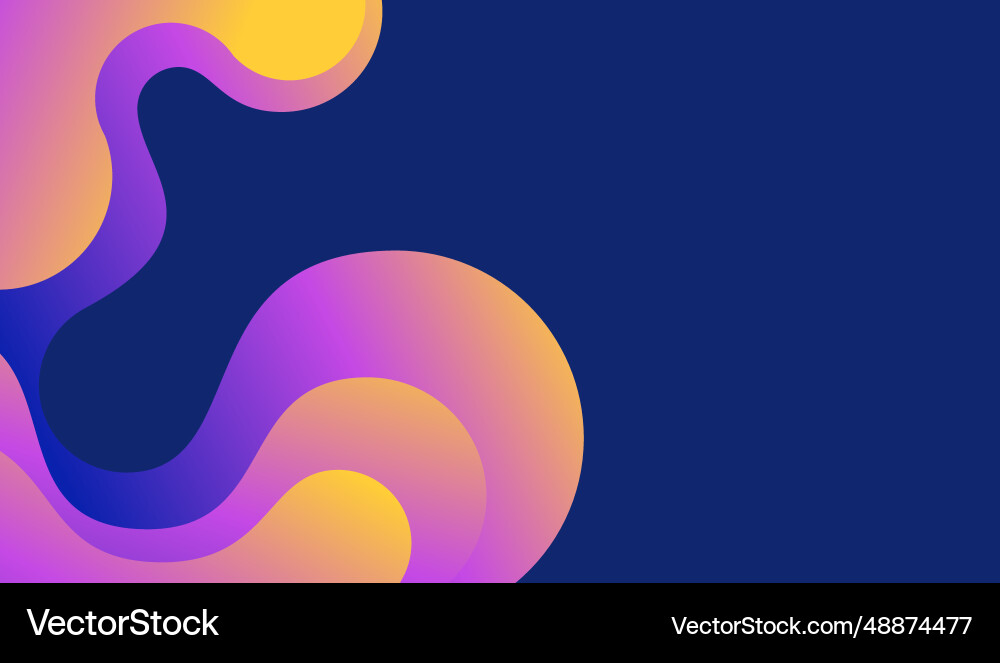 Background purple liquid wave gradient design Vector Image