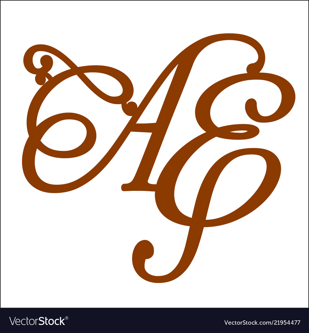 Monogram letters