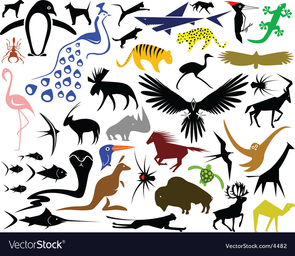 Download Animal designs Royalty Free Vector Image - VectorStock