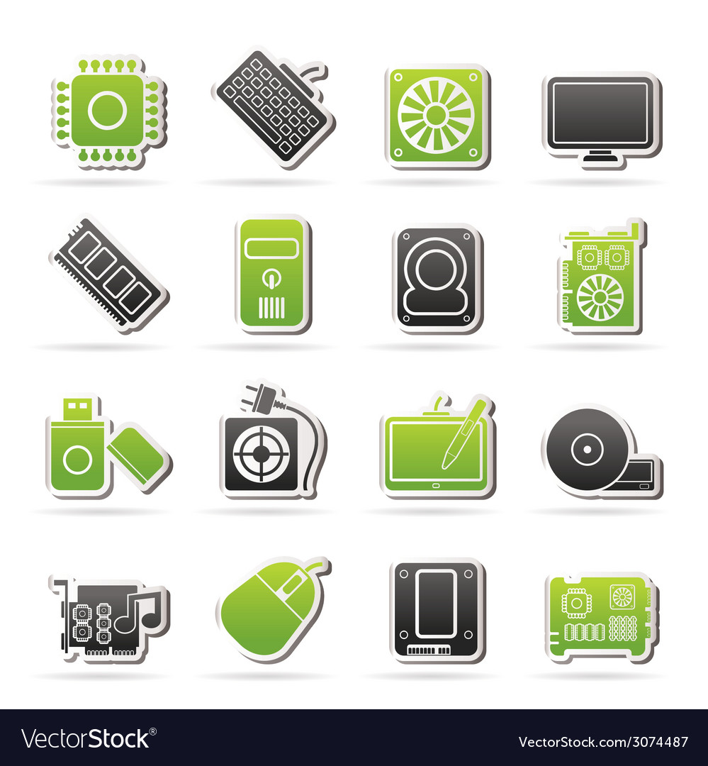 Icons für Computerteile