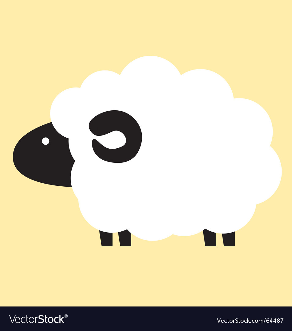 Sheep Royalty Free Vector Image - VectorStock
