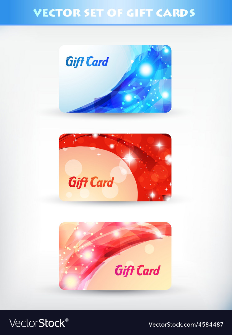 Shiny gift card