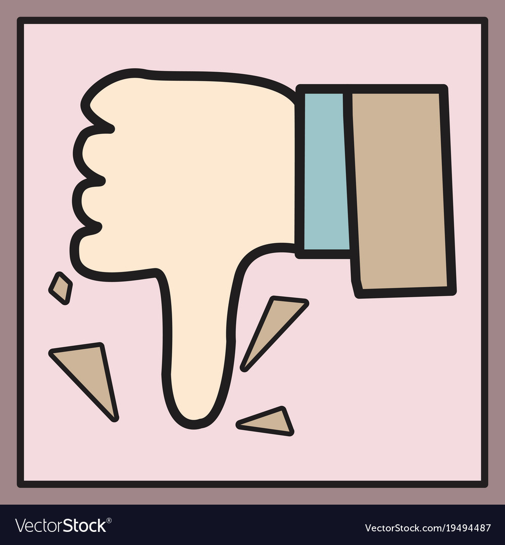 Unlike icon flat web pointer in eps 10