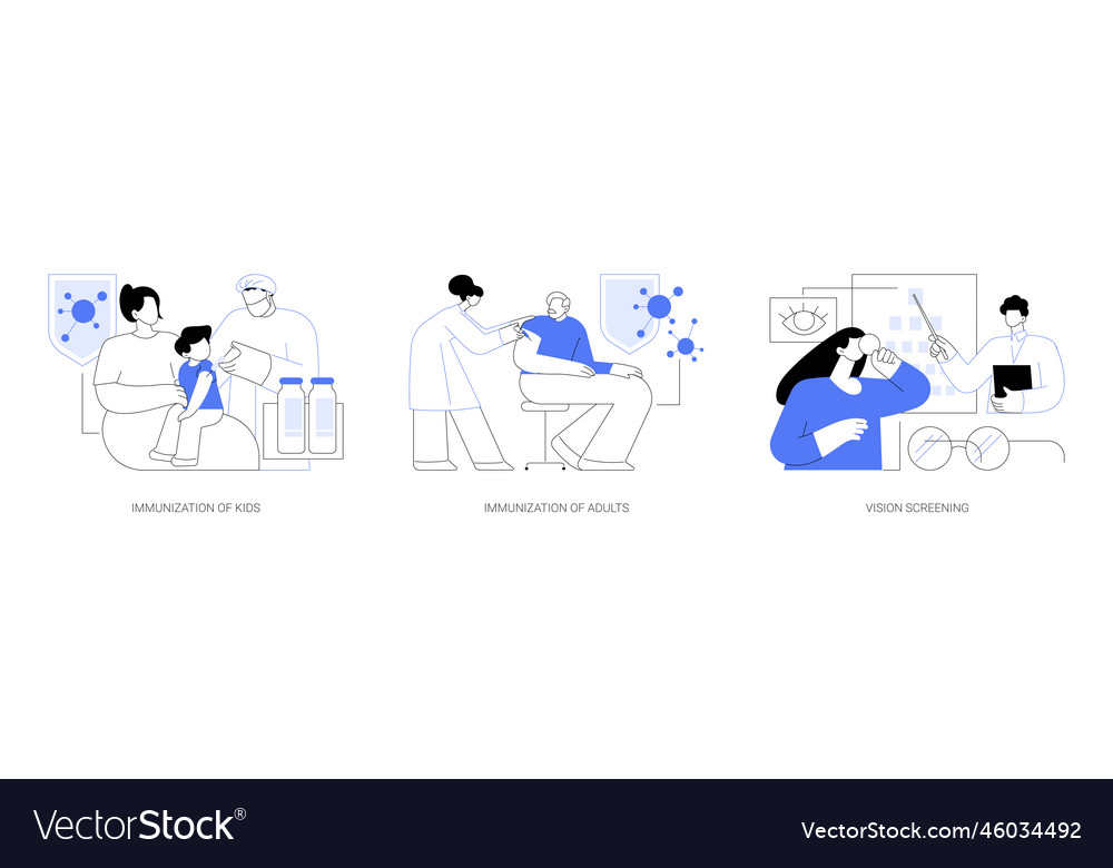 Health protection abstract concept vector image Health protection abstract concept