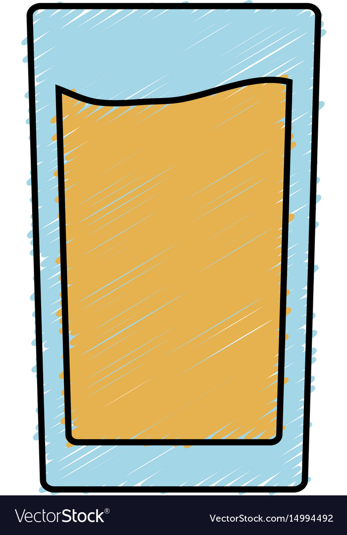 Orange juice glass icon Royalty Free Vector Image
