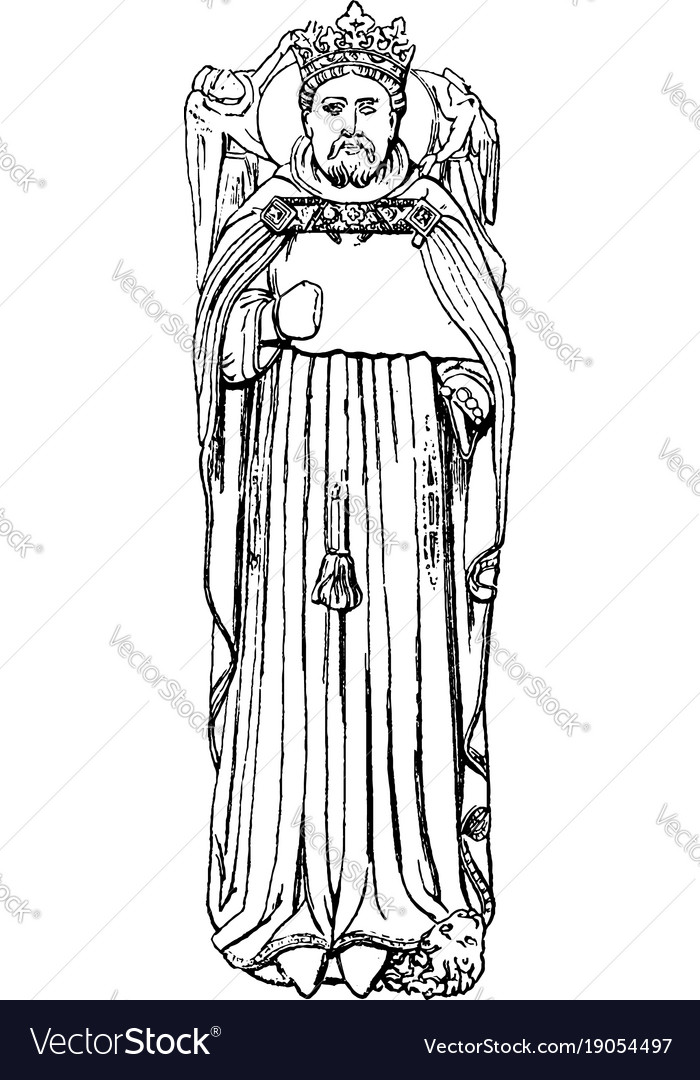 Henry iv vintage Royalty Free Vector Image - VectorStock