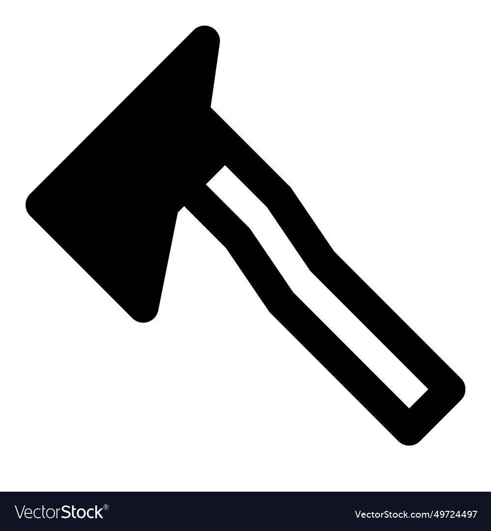Sharpedged tool used for cutting Royalty Free Vector Image