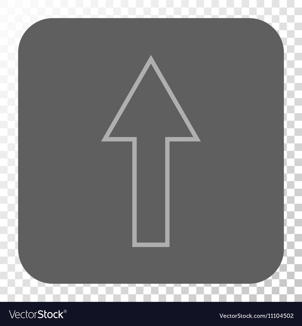 Arrow up rounded square button