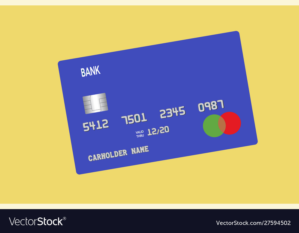 Blue credit card