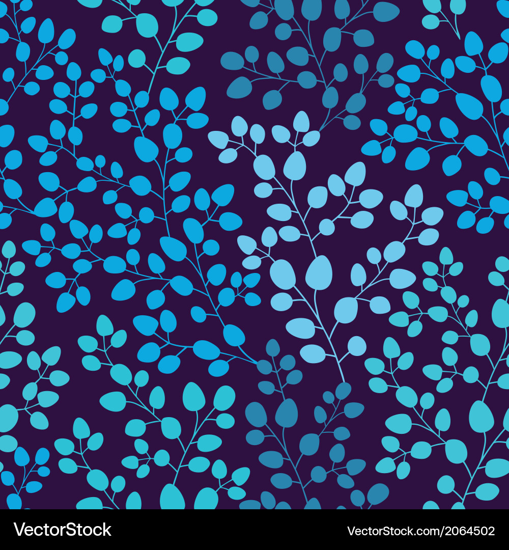 Seamless leaf pattern Royalty Free Vector Image