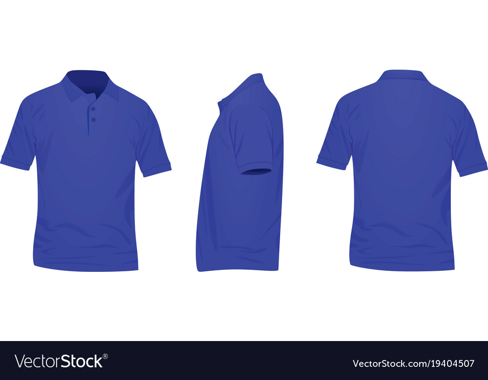 polo t shirt blue