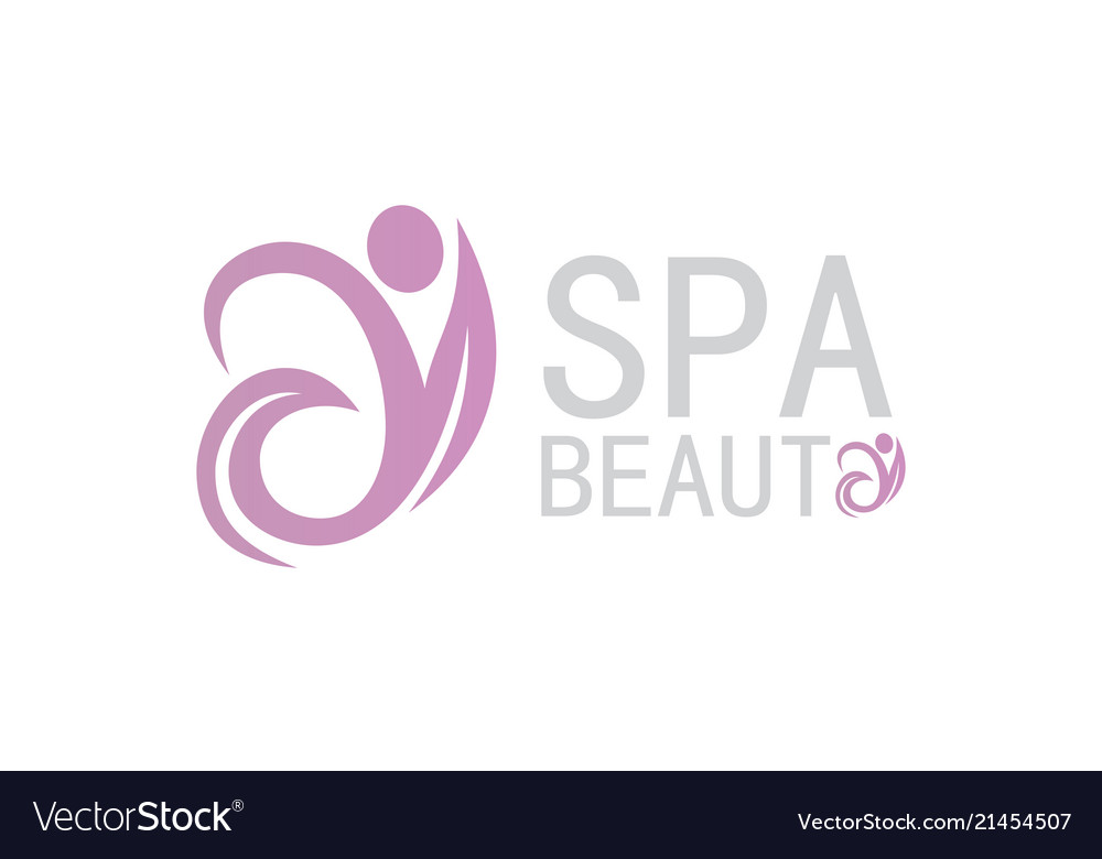 People beauty spa logo Royalty Free Vector Image