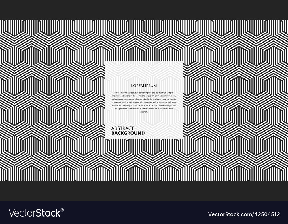 Abstract geometric hexagonal background
