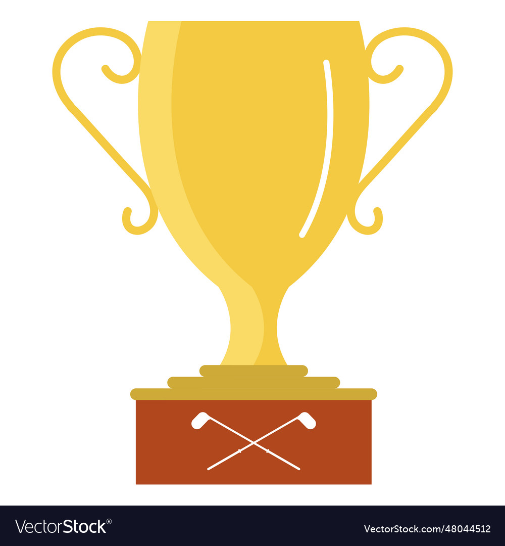 Cup golf Royalty Free Vector Image - VectorStock