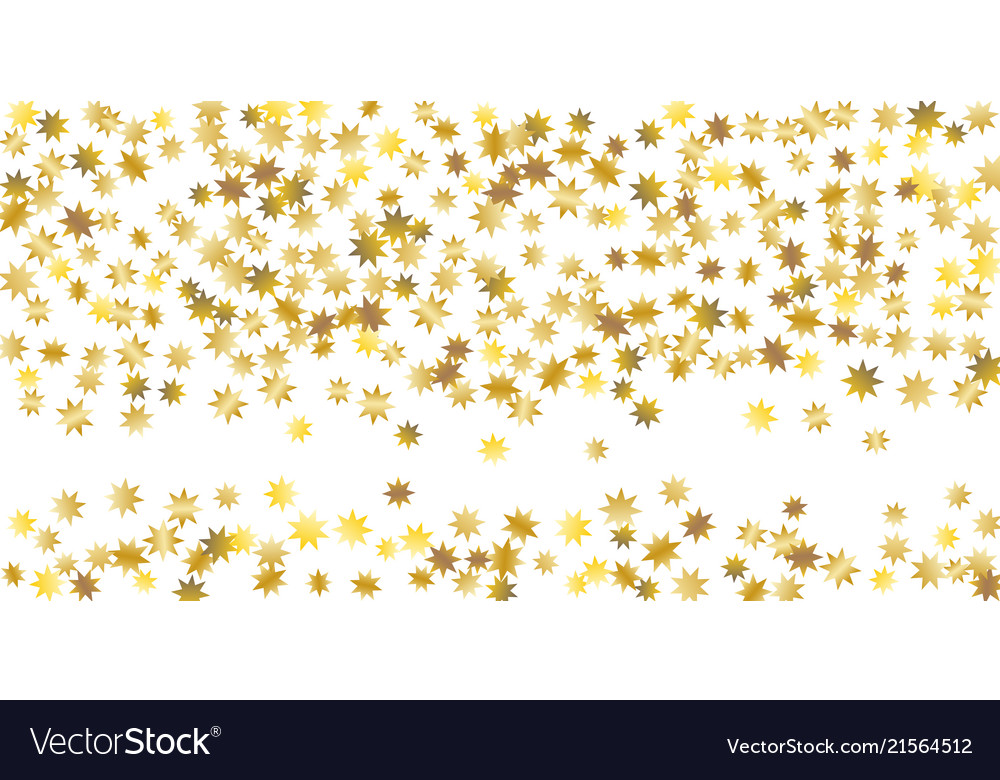 Golden casual confetti background