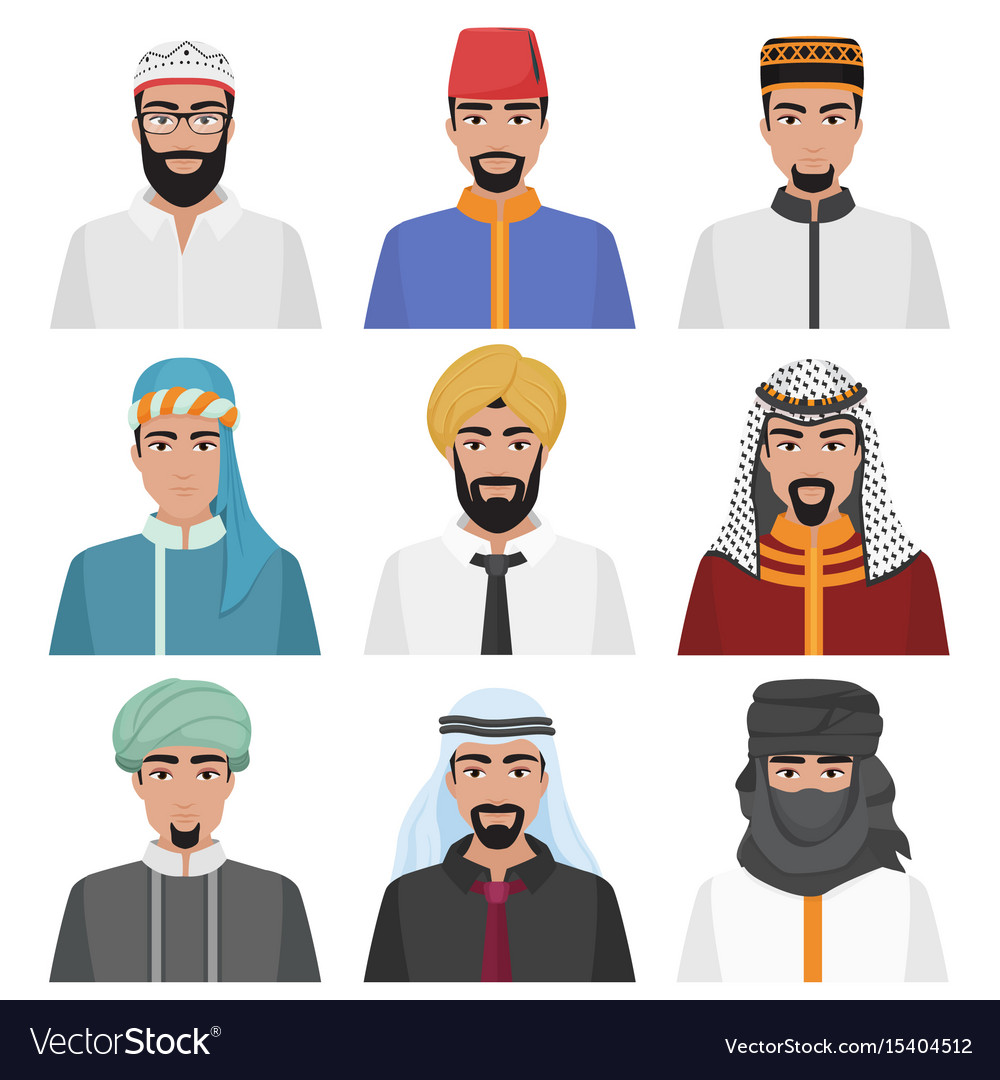 Emirate Men Vector Images 65