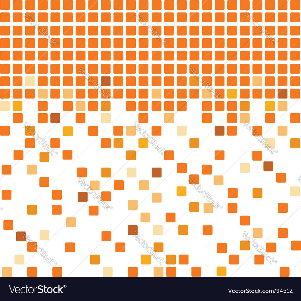 Simple orange mosaic background