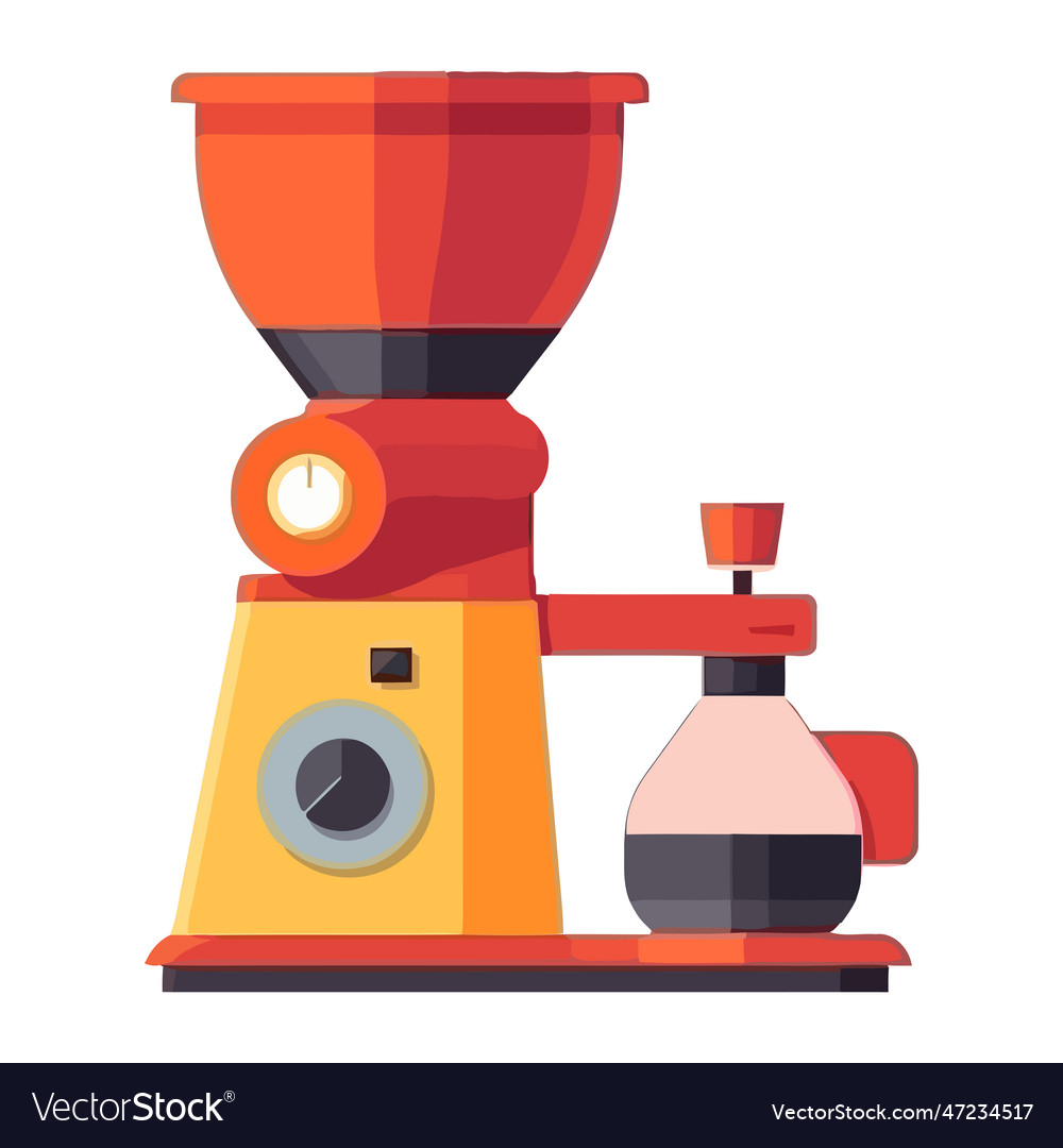 Antique coffee maker Royalty Free Vector Image