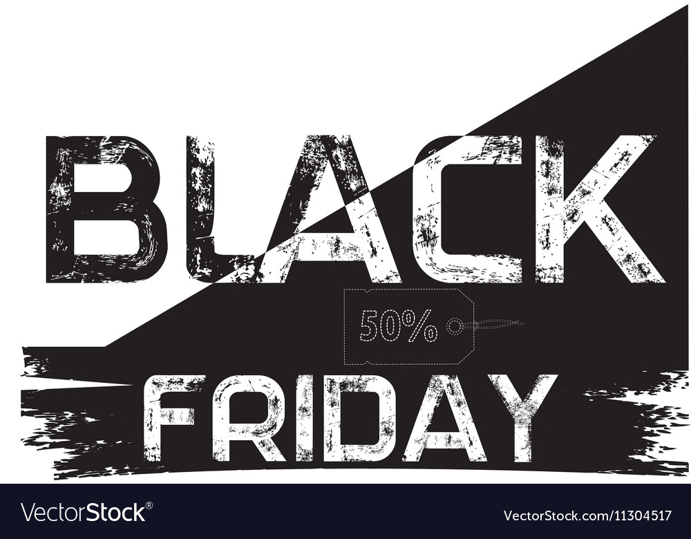 Black friday background Royalty Free Vector Image