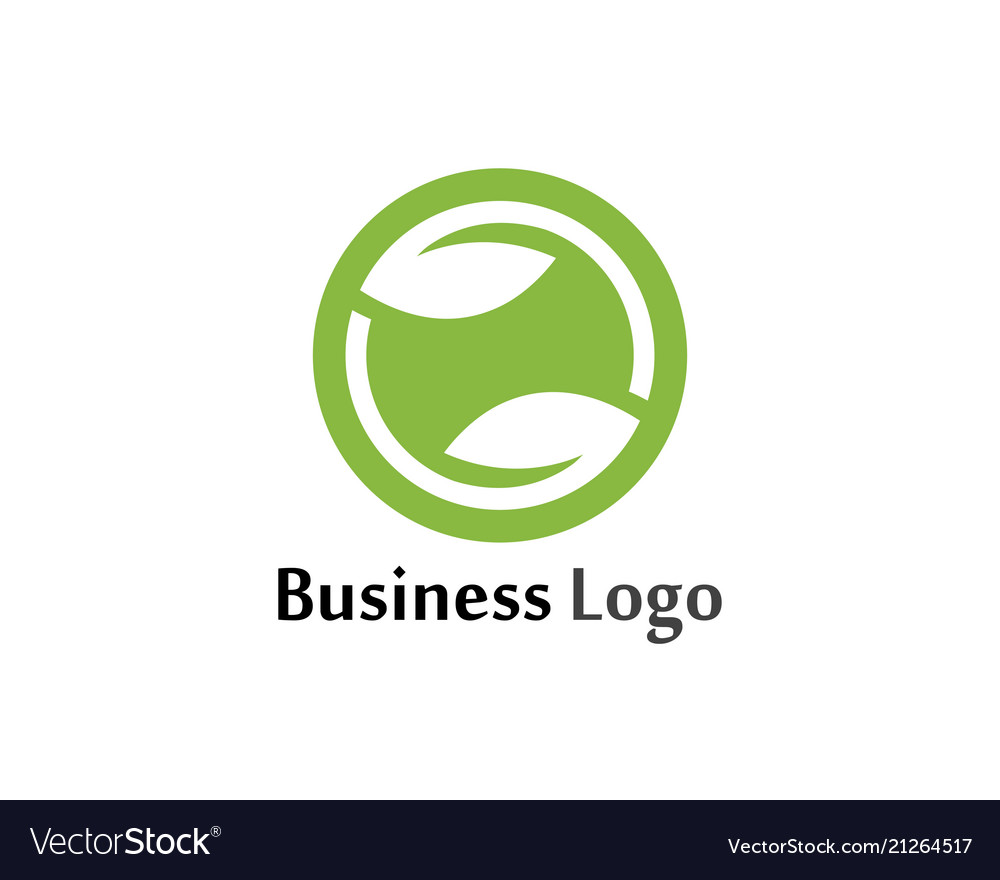 Logos of green leaf ecology nature element icon Vector Image