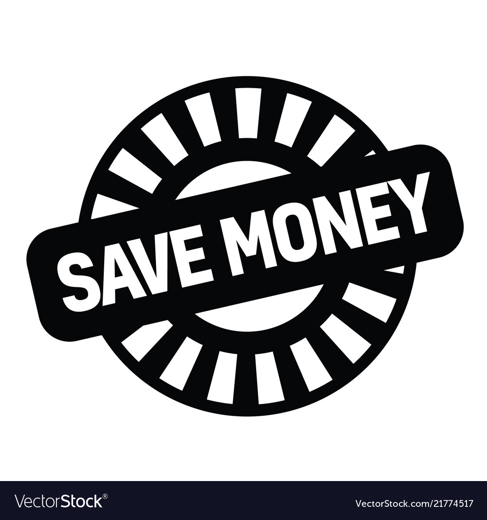 Save money rubber stamp Royalty Free Vector Image