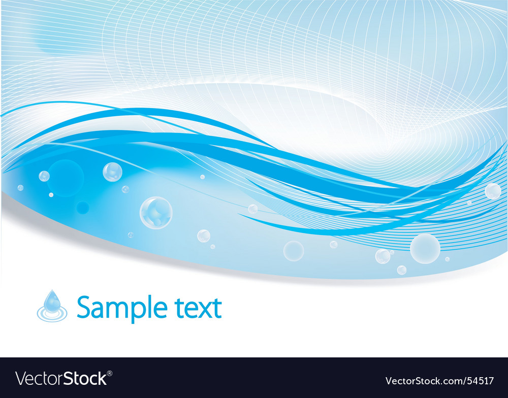 Water Royalty Free Vector Image - VectorStock