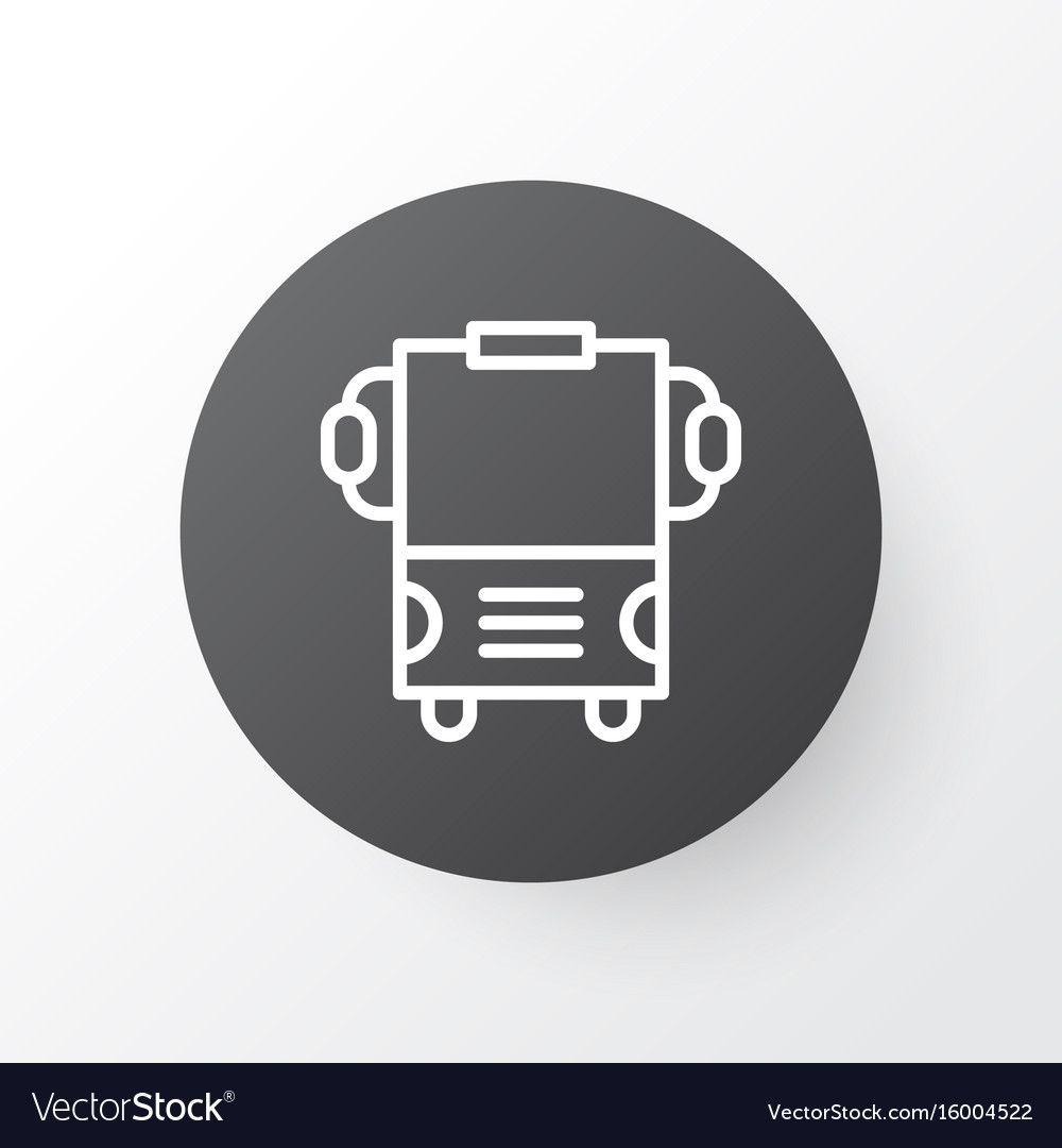 Bus icon symbol premium quality isolated