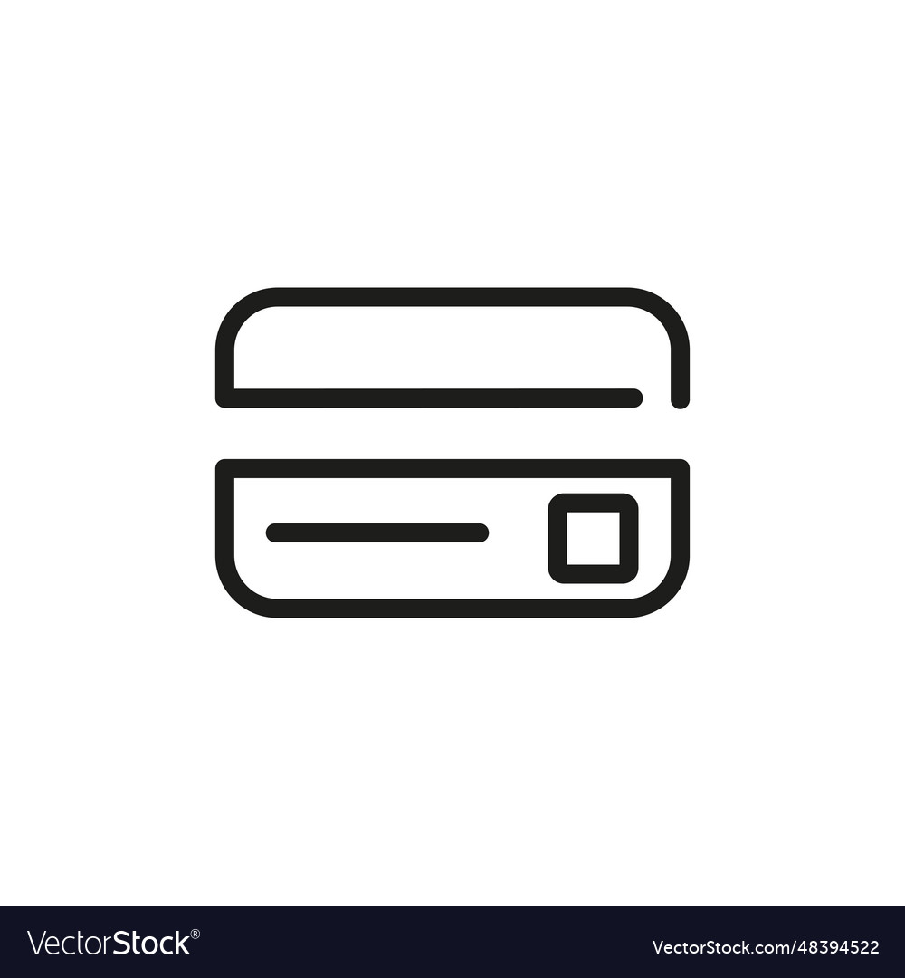 Credit card icon Royalty Free Vector Image - VectorStock