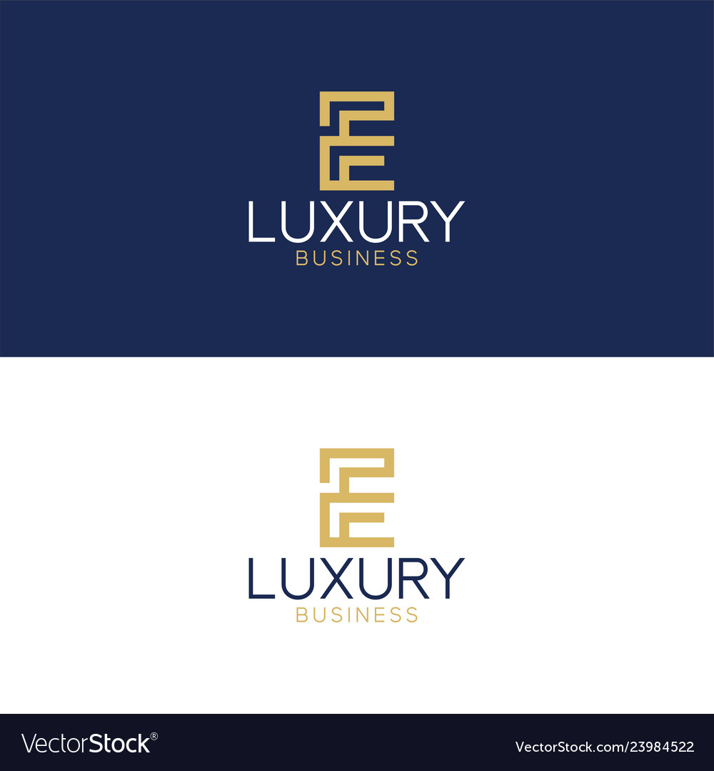 Modern Luxury Brand Letter E Logo Vector Illustration Design Royalty Free  SVG, Cliparts, Vectors, and Stock Illustration. Image 176301739.