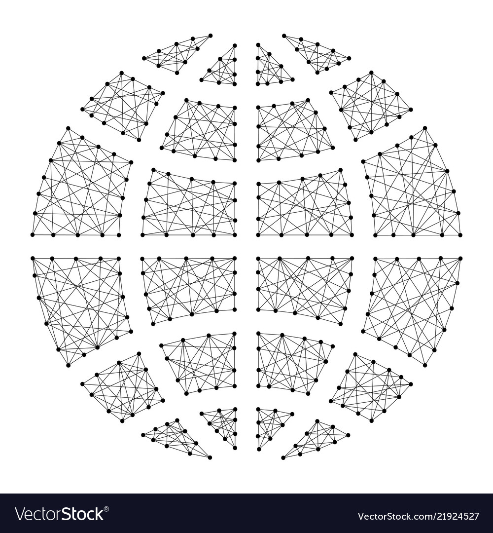 Globe icon meridian and latitude symbol from Vector Image