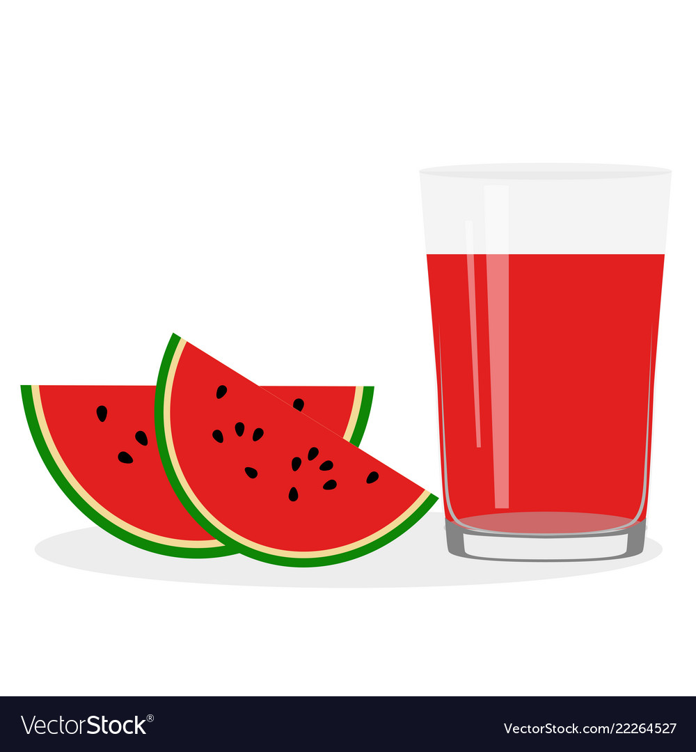 Healthy lifestyle freshly squeezed juice in a Vector Image