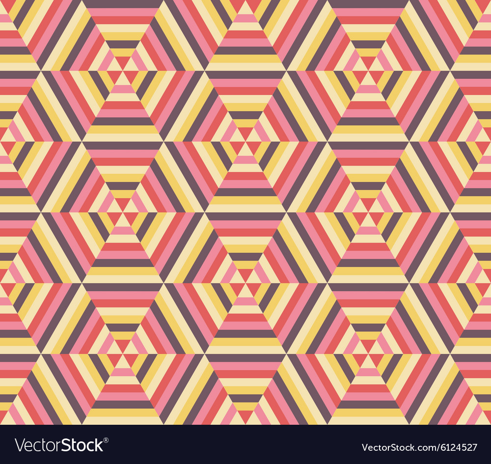 Hexagon seamless pattern