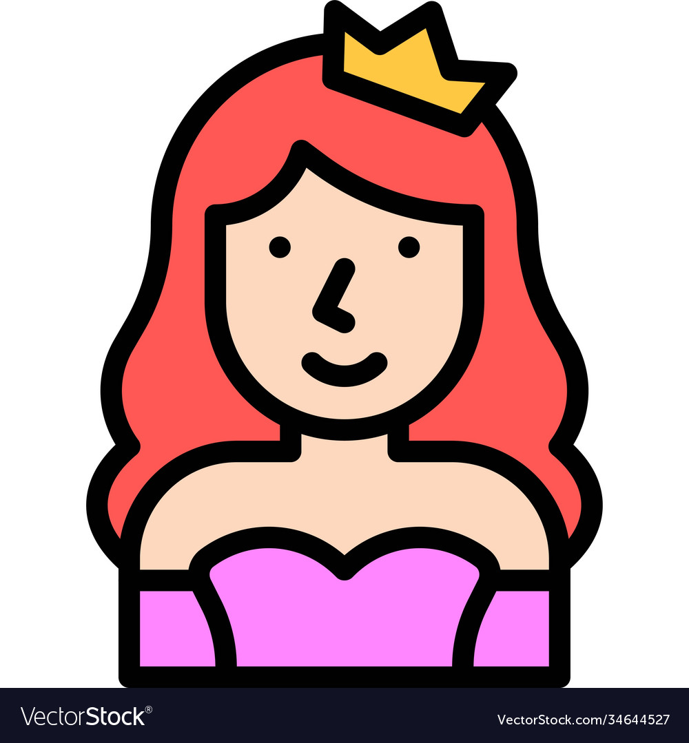 Princess costume icon halloween party