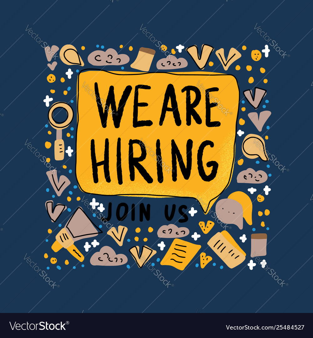 We are hiring quote color