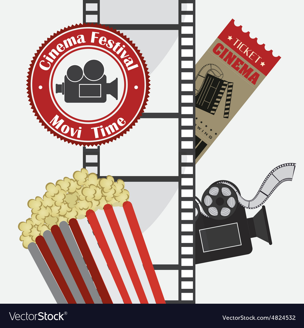 Cinema design Royalty Free Vector Image - VectorStock