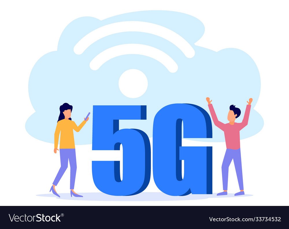 Graphic cartoon character 5g