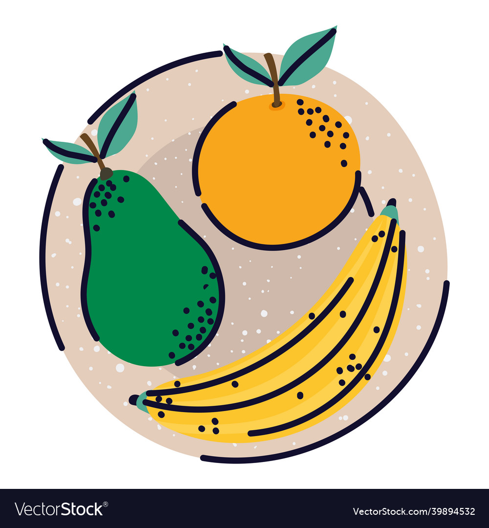 Healthy Breakfast Royalty Free Vector Image Vectorstock