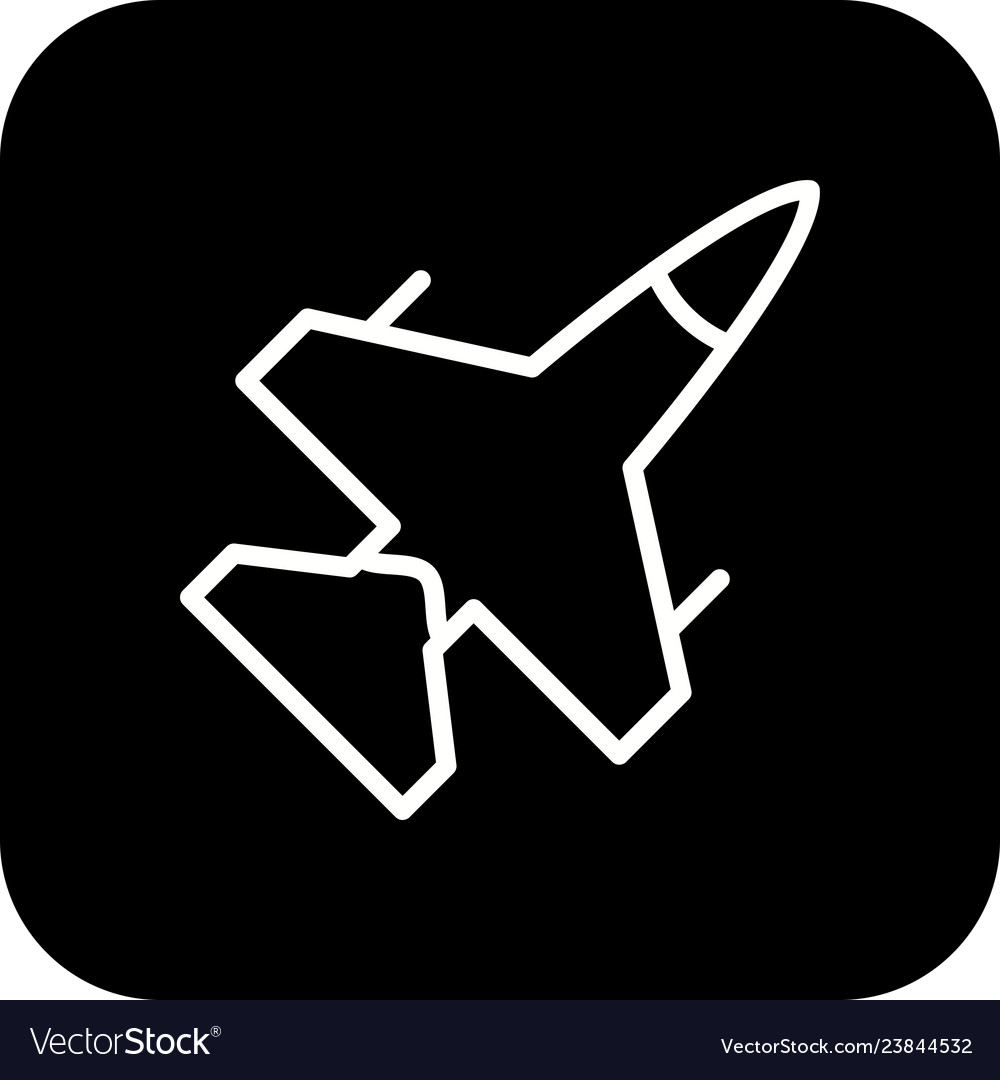 Jet icon Royalty Free Vector Image - VectorStock