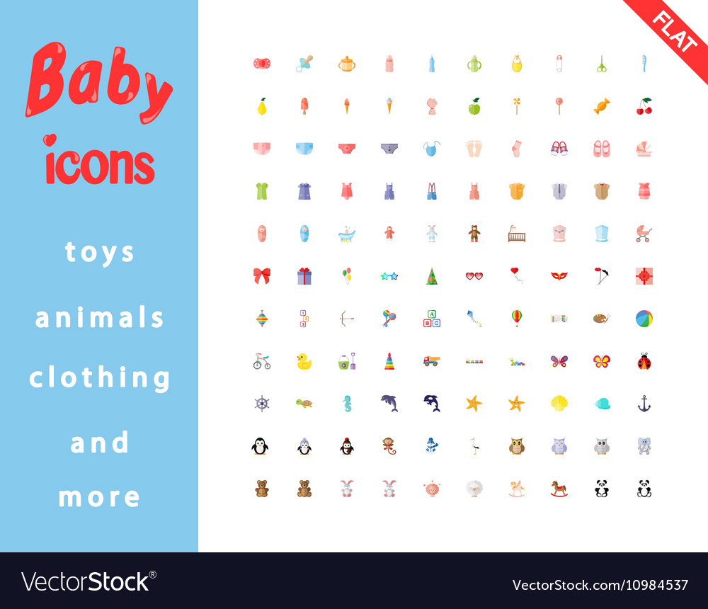 Baby icons set Royalty Free Vector Image - VectorStock